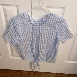 Madewell Checkered Top